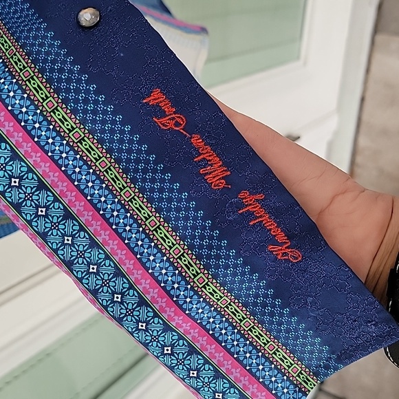 Robert Graham Striped Multicolor Flip Cuffs Long Sleeve Button-down Sz XL - Picture 6 of 11